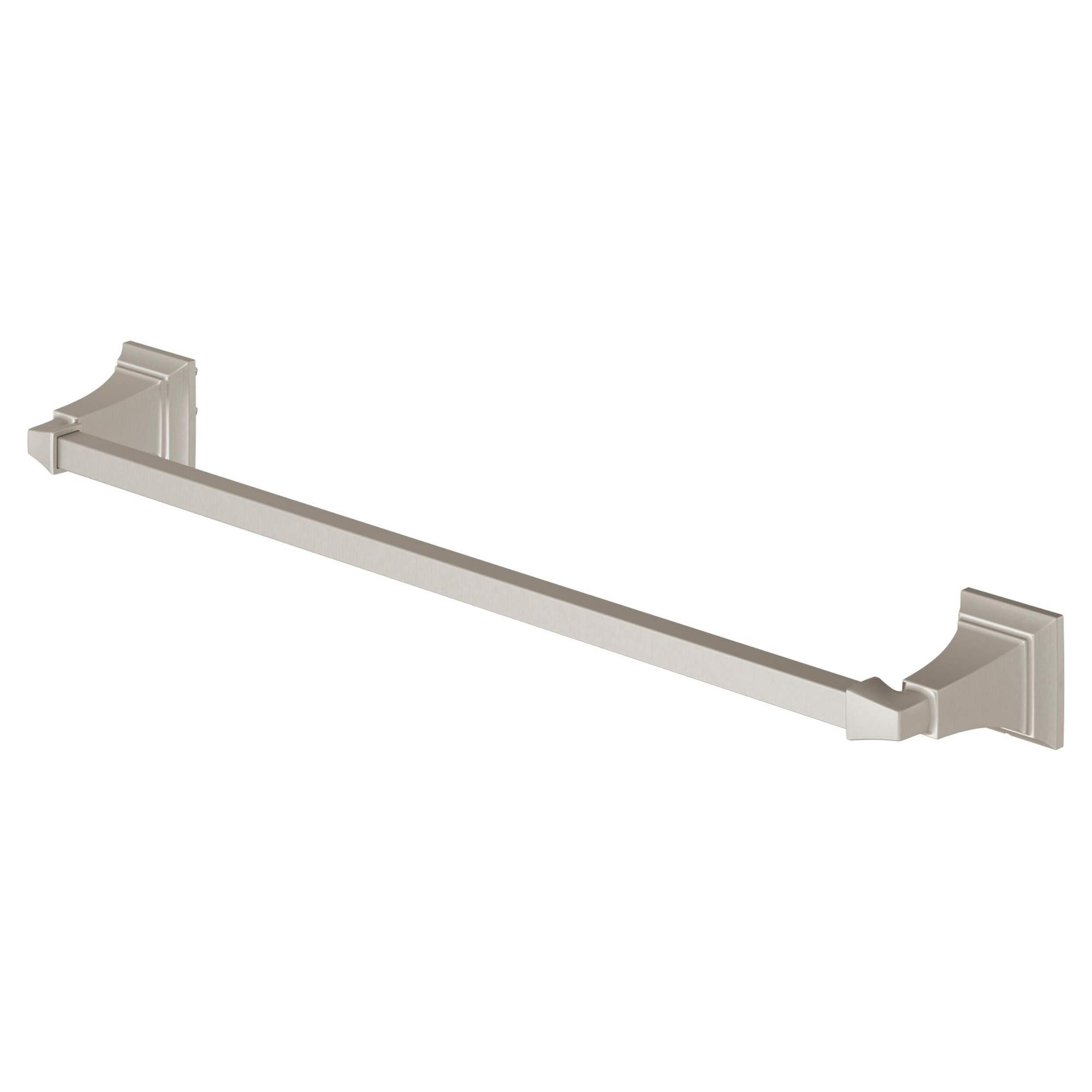 Porte-serviette American Standard Town Square S, 18 po, nickel brossé Front_Three_Fourths_Angled_Left