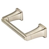 American Standard Townsend® Toilet Paper Holder, Brushed Nickel Front_Three_Fourths_Angled_Left