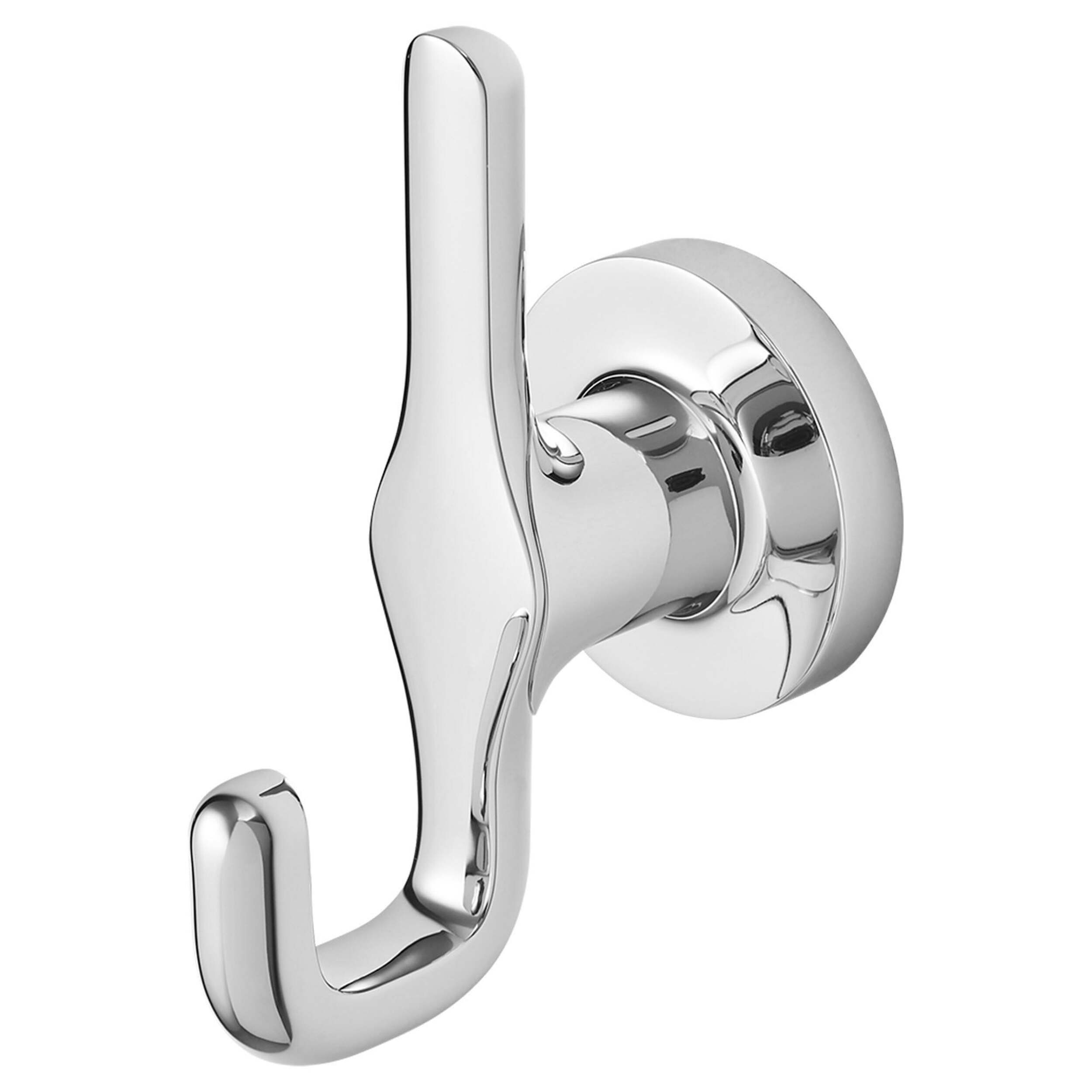 American Standard Studio® S Double Robe Hook, Chrome Front_Three_Fourths_Angled_Left
