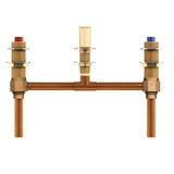 Moen M-PACT Valve 2-Handle Roman Tub Valve, 10-in Center, 1/2-in CC Connection Front_Flat