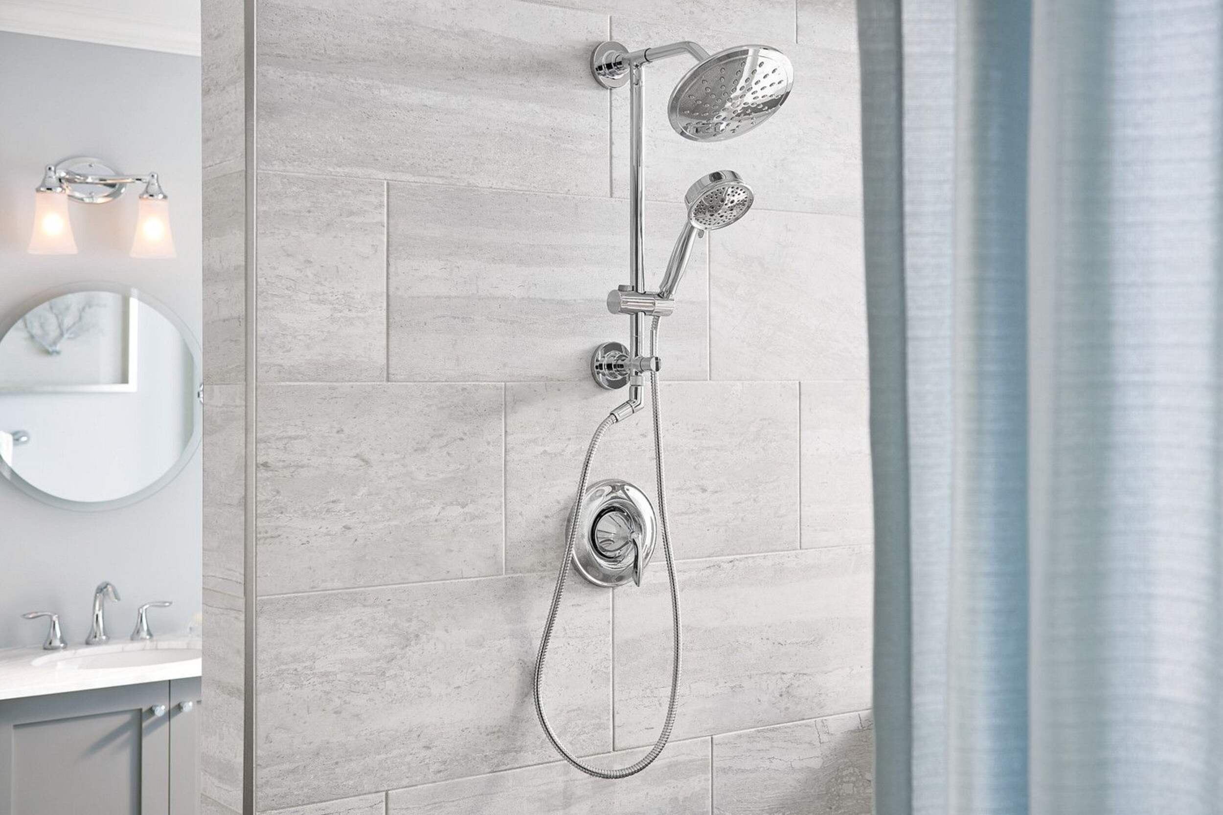 Moen Annex Shower Slidebar & Shower Hose System, Trim Valve Required or