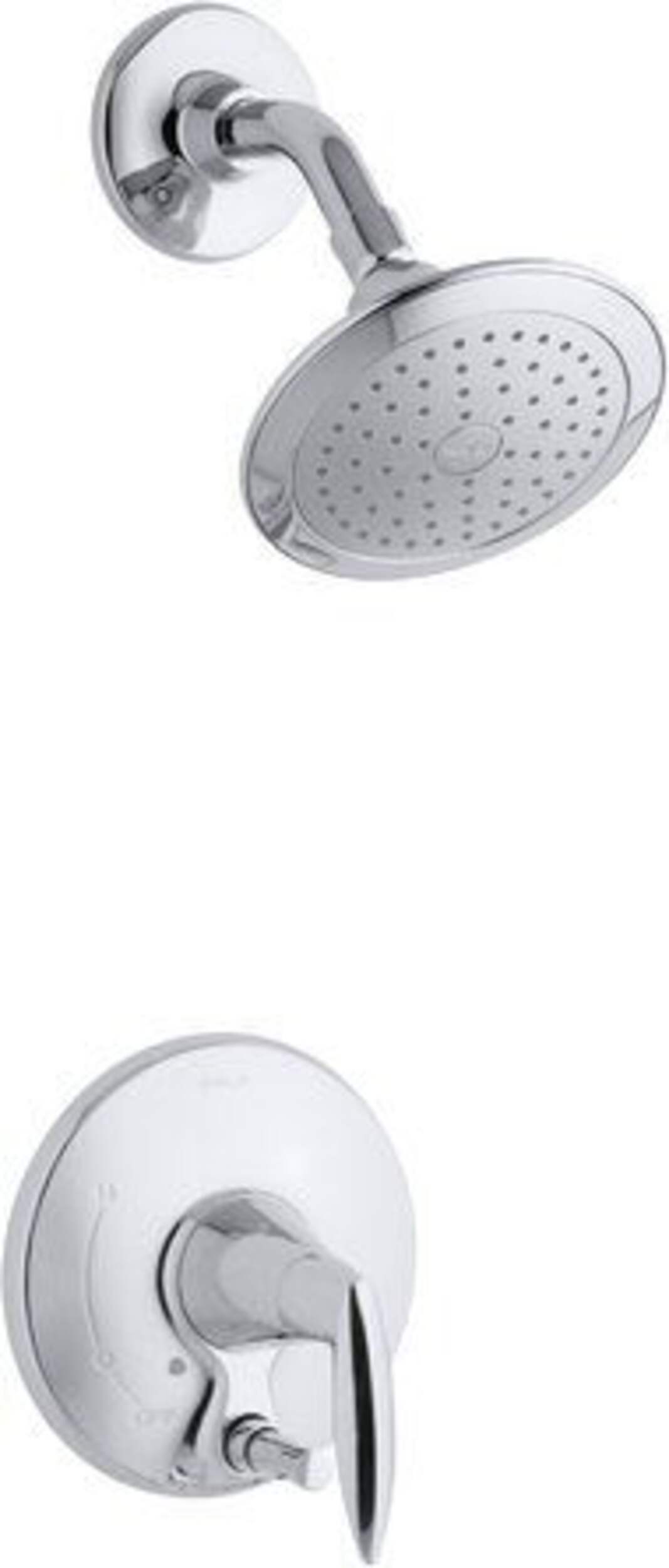 Kohler Alteo Shower Trim Set with Push-Button Diverter, 2.5-gpm, Polished Chrome Front_Three_Fourths_Angled_Right