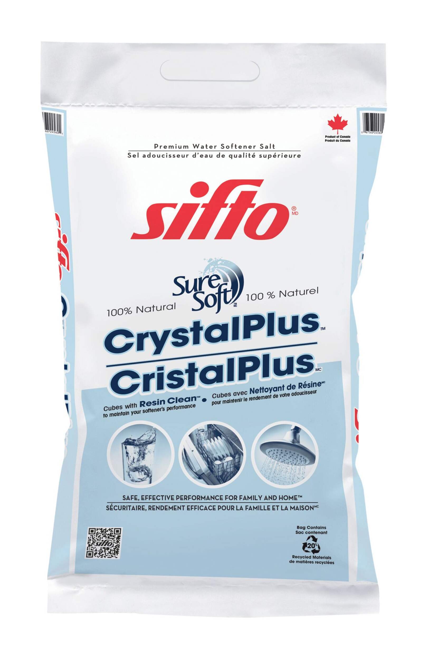 Crystal Water Softener Salt Front_Flat