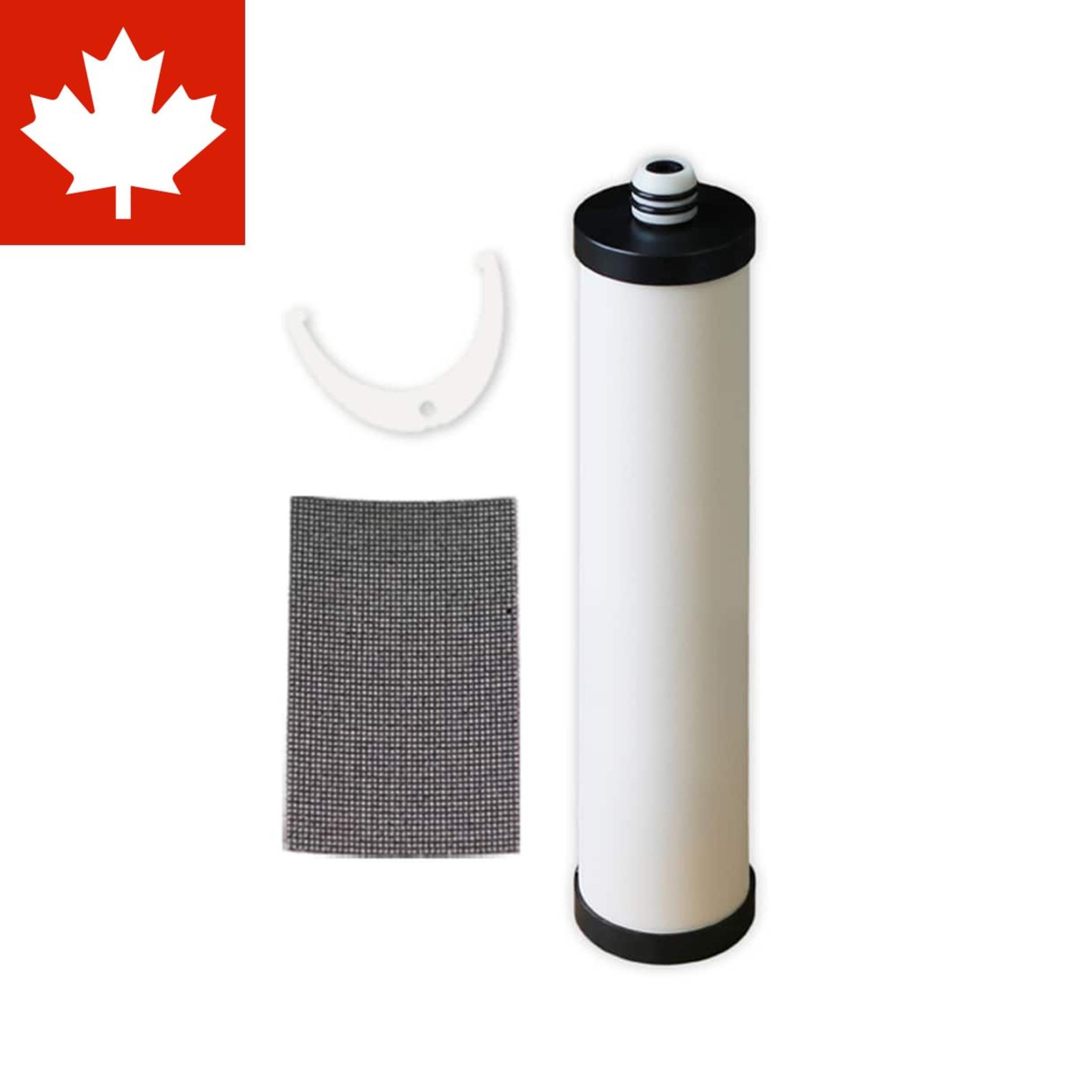 Rainfresh 1M Ceramic Replacement Cartridge Front_Angled_Left