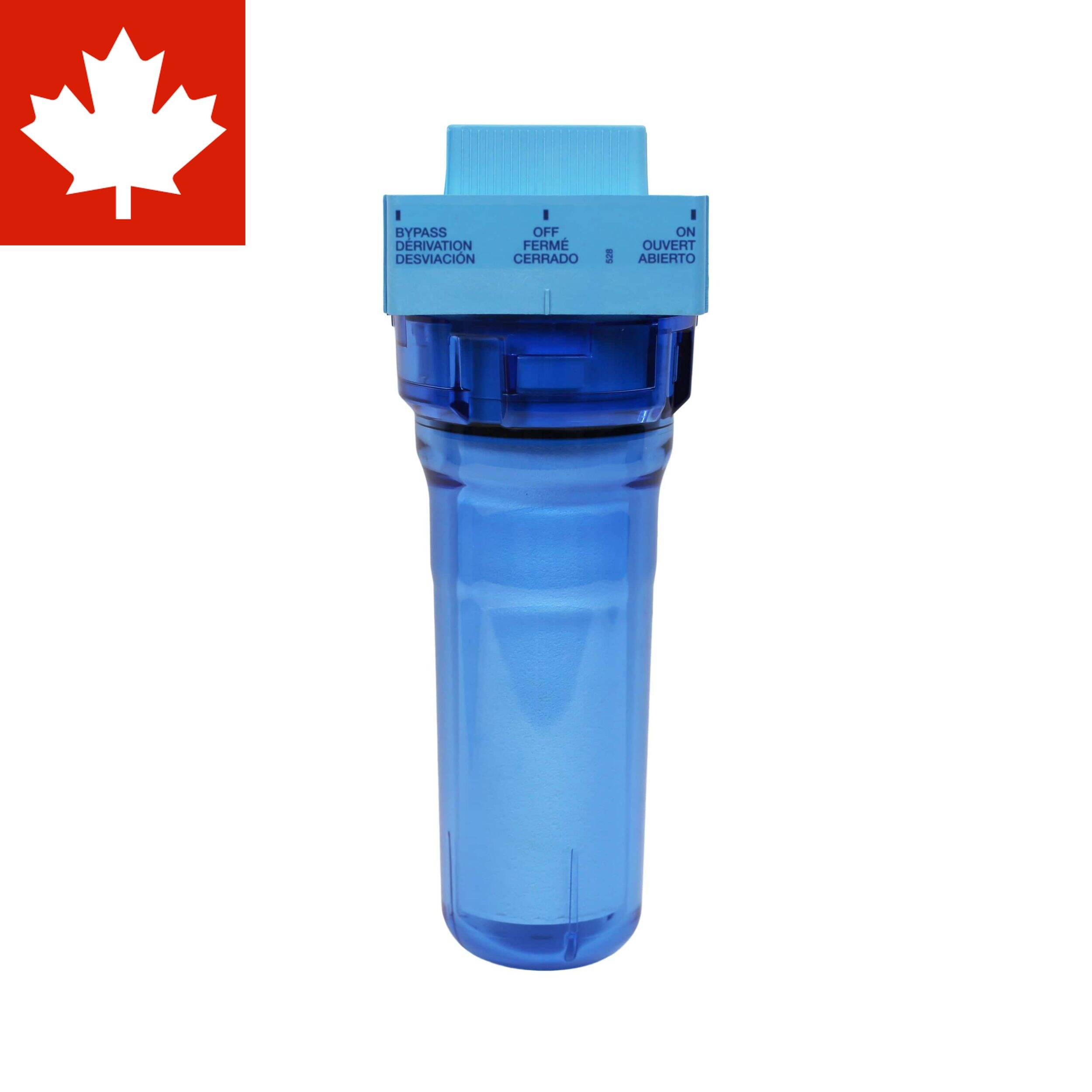 Rainfresh FC350 Whole House Water Filter with Valve in Head Front_Angled_Left