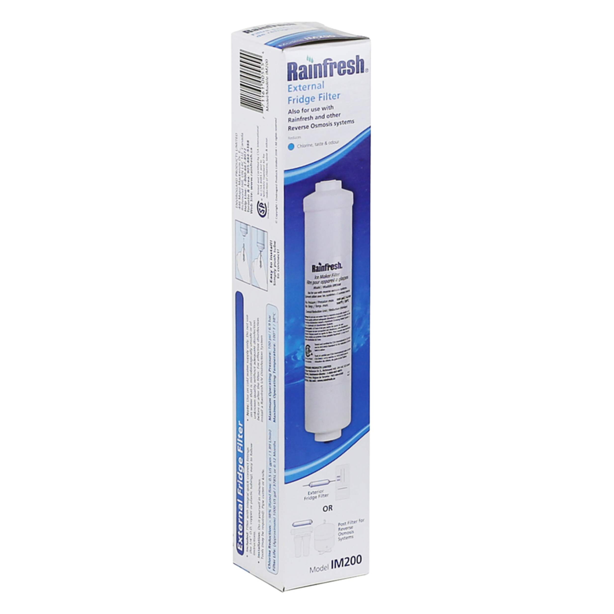 Rainfresh IM200 Ice Maker Filter Front_Three_Fourths_Angled_Right