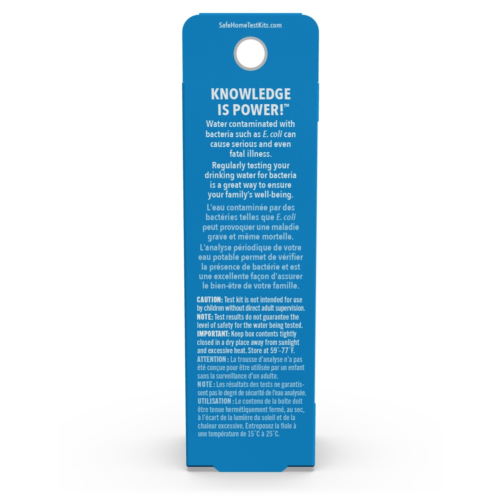 Safe Home SHCANPBDIY1DIY Bacteria in Drinking Water Test Kit Canadian