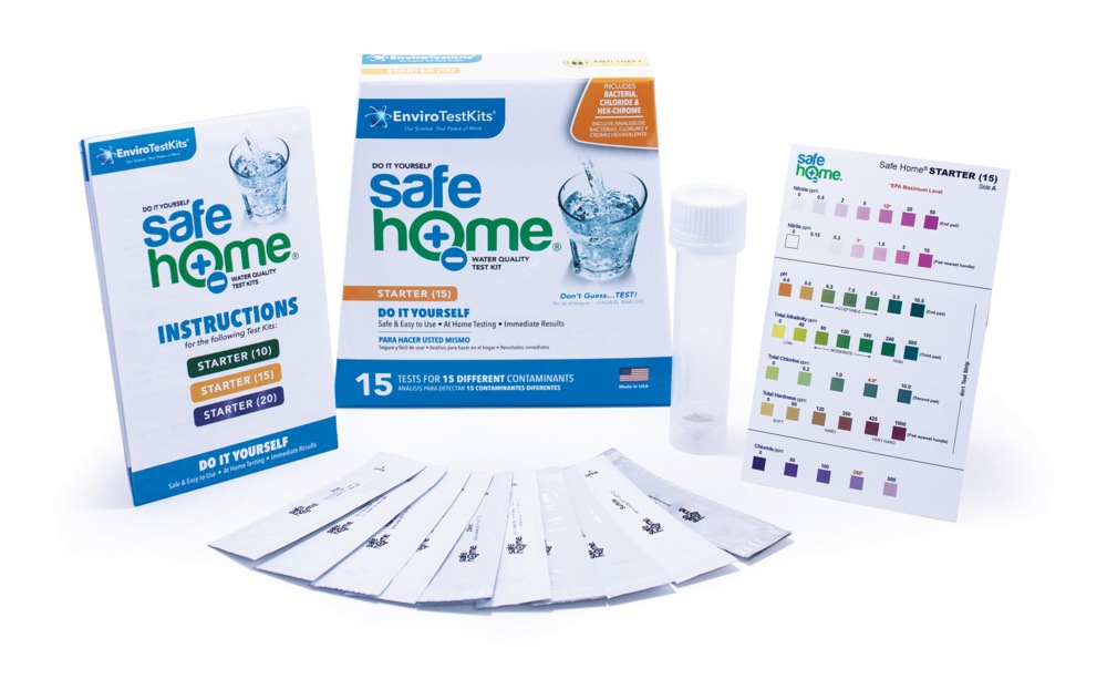 Safe Home SHS15DIYCAN1DIY Starter Water Quality Test Kits, 15pk