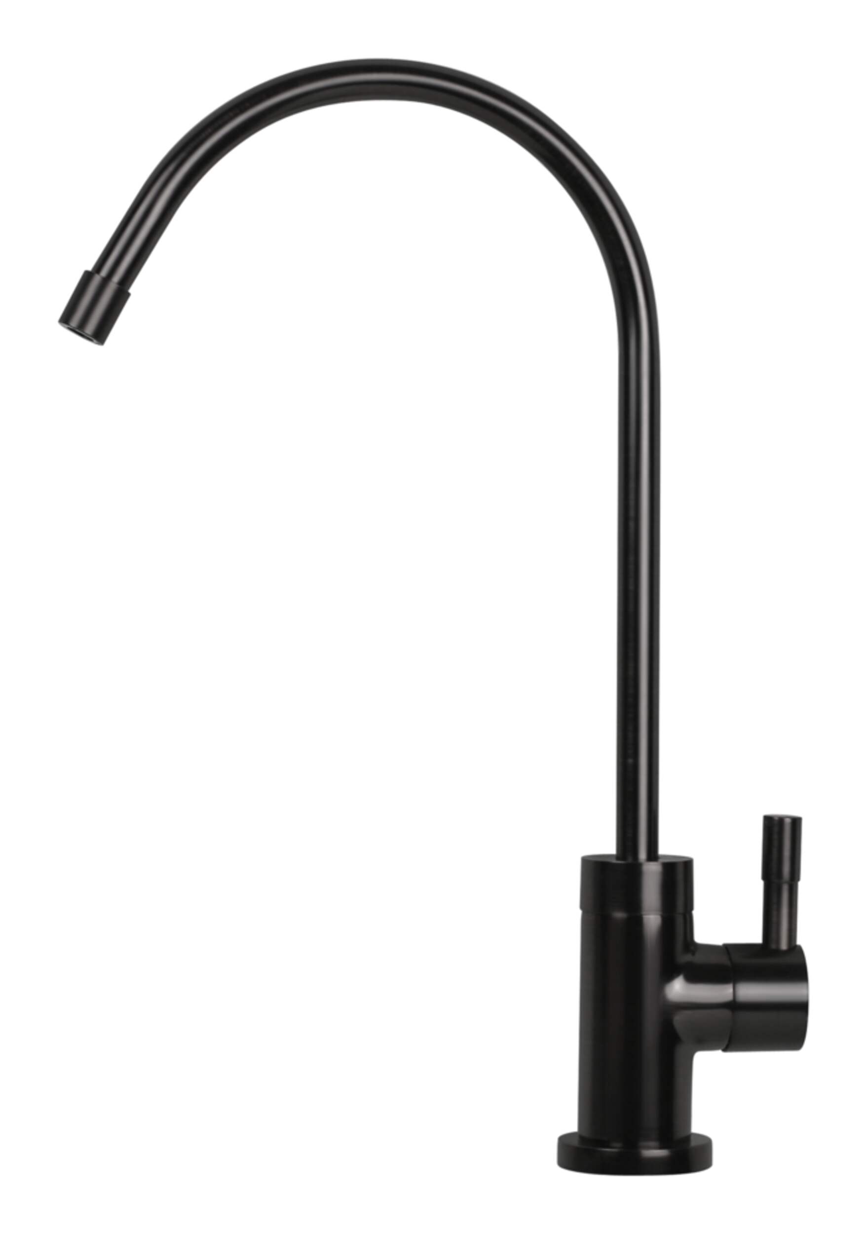 Robinet d'eau potable Rainfresh 1050MBP, noir mat Side_Left