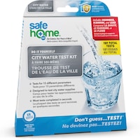SafeHome City Water DIY Test Kit, Mechanical, 181 Tests Front_Angled_Right