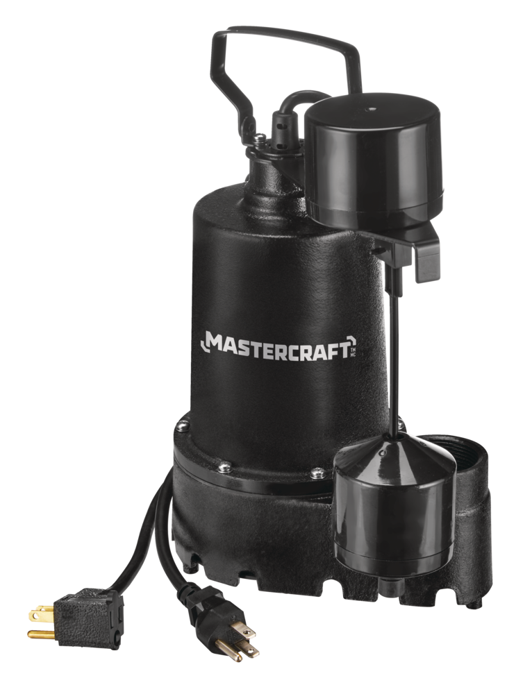 Mastercraft 1/3-HP Electric Sump Pump with Vertical Switch