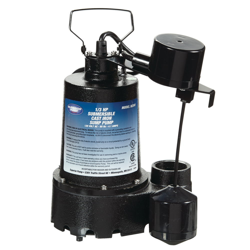 Mastercraft 1/3HP Electric Sump Pump with Vertical Switch Canadian Tire
