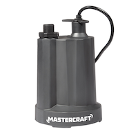 Mastercraft 1/3-HP Submersible Electric Utility Pump Front_Three_Fourths_Angled_Right