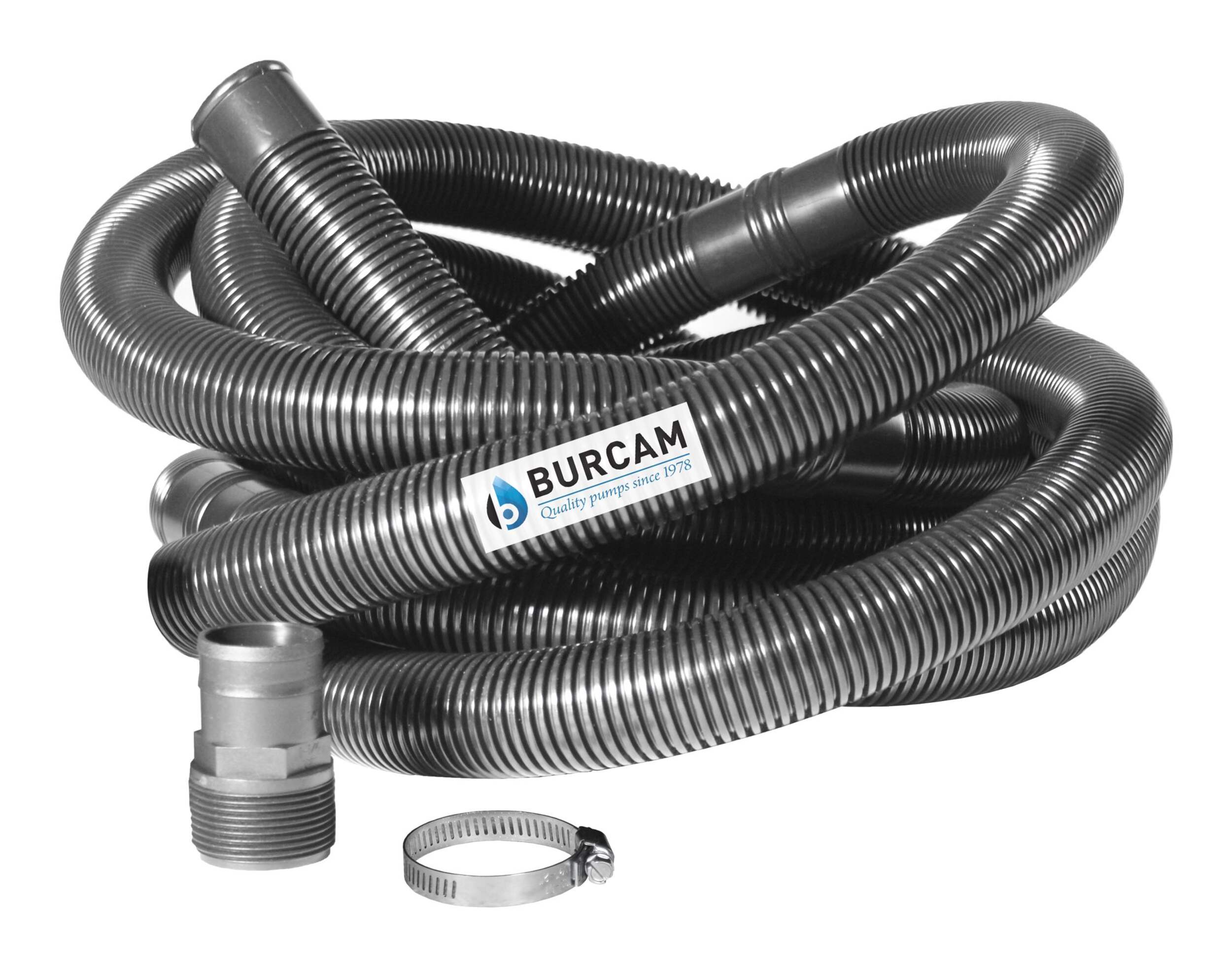 Superior 1-1/4-in x 24-ft Premium Discharge Hose Kit Composite_or_Mixed