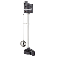Pompe de puisard électrique à colonne Mastercraft, en fonte, 1/2 HP