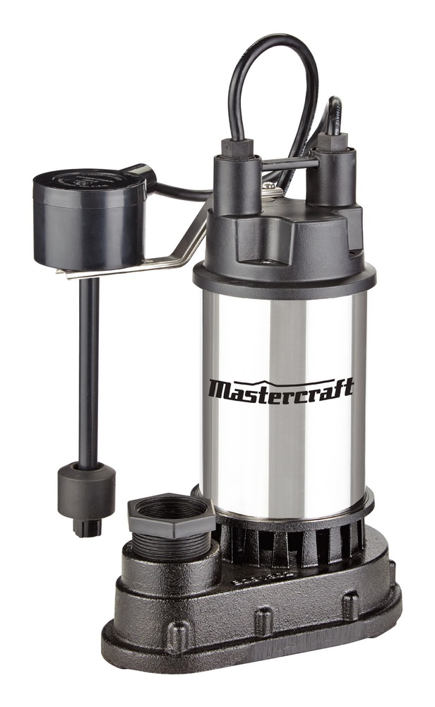 Mastercraft 1/2HP Vertical Submersible Electric Sump Pump Canadian Tire