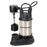 Mastercraft 1/2-HP Vertical Submersible Electric Sump Pump Front_Elevated