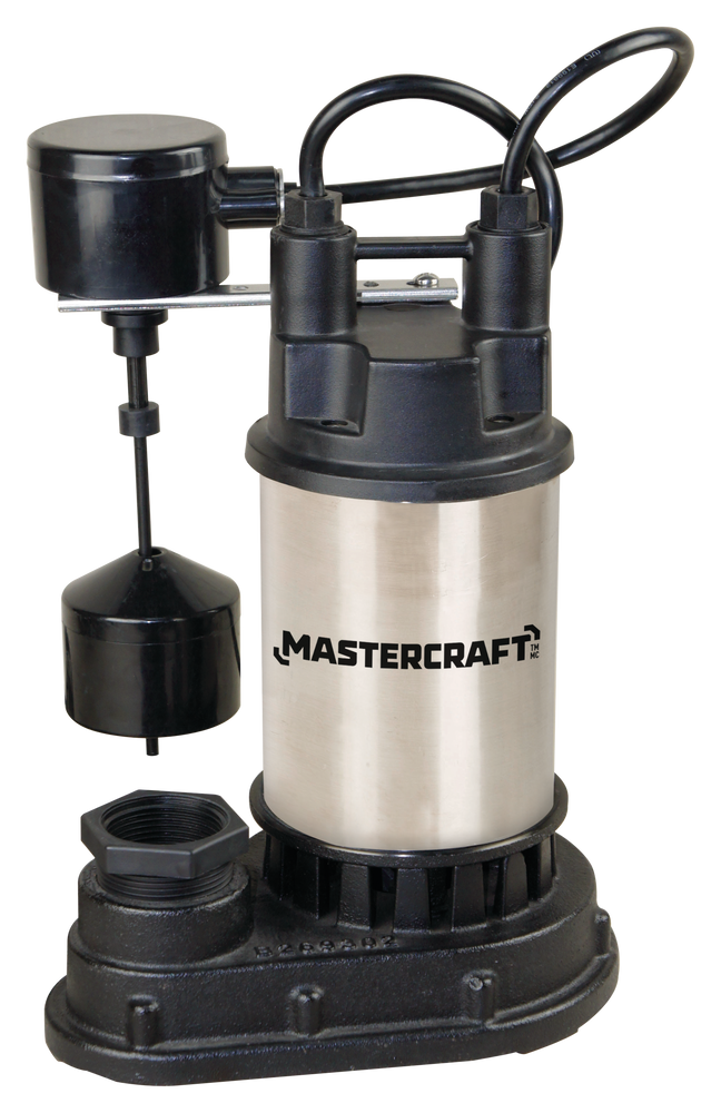 Mastercraft 1/2HP Vertical Submersible Electric Sump Pump Canadian Tire