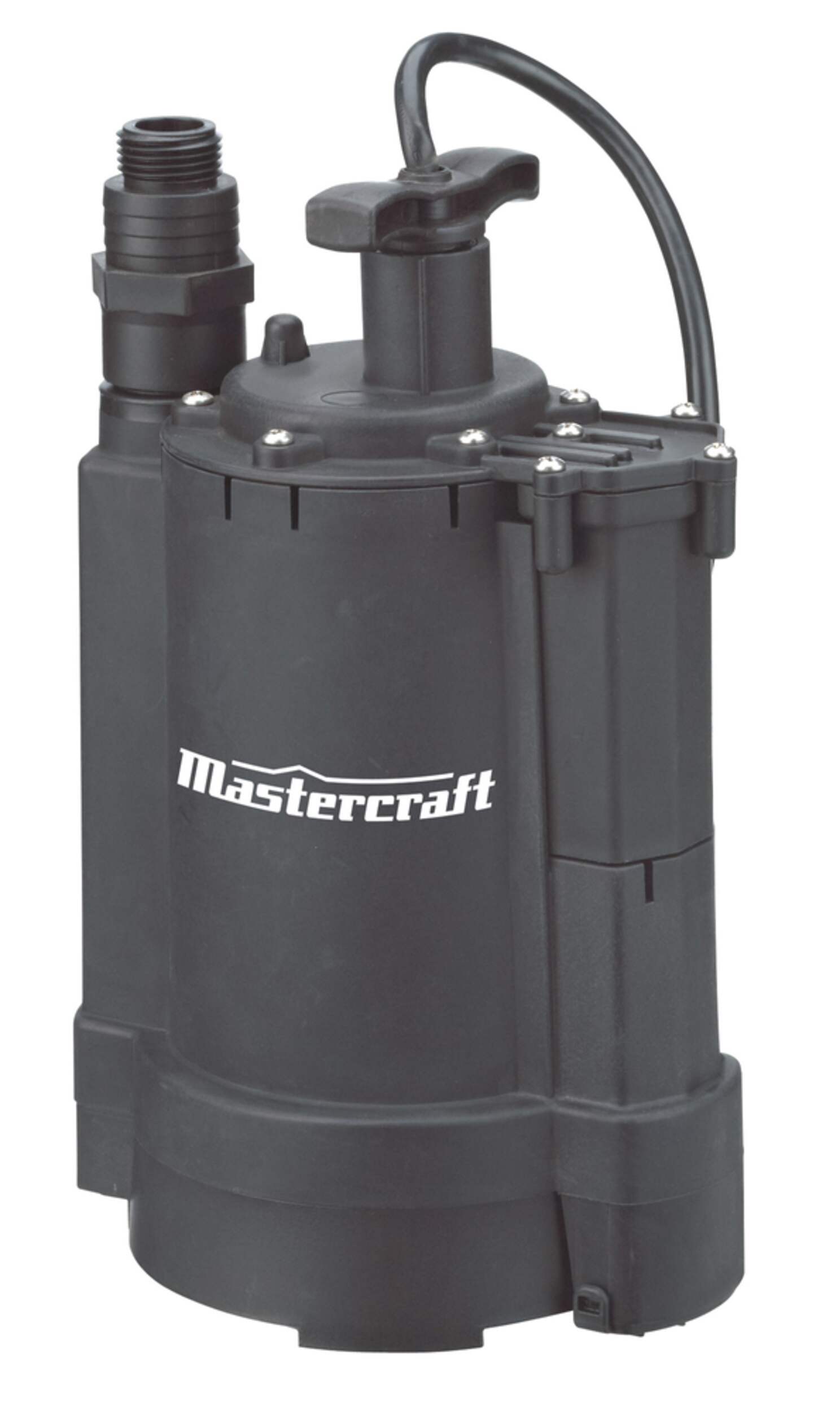 Mastercraft 1/3 HP Electronic Submersible Utility Pump Canadian Tire