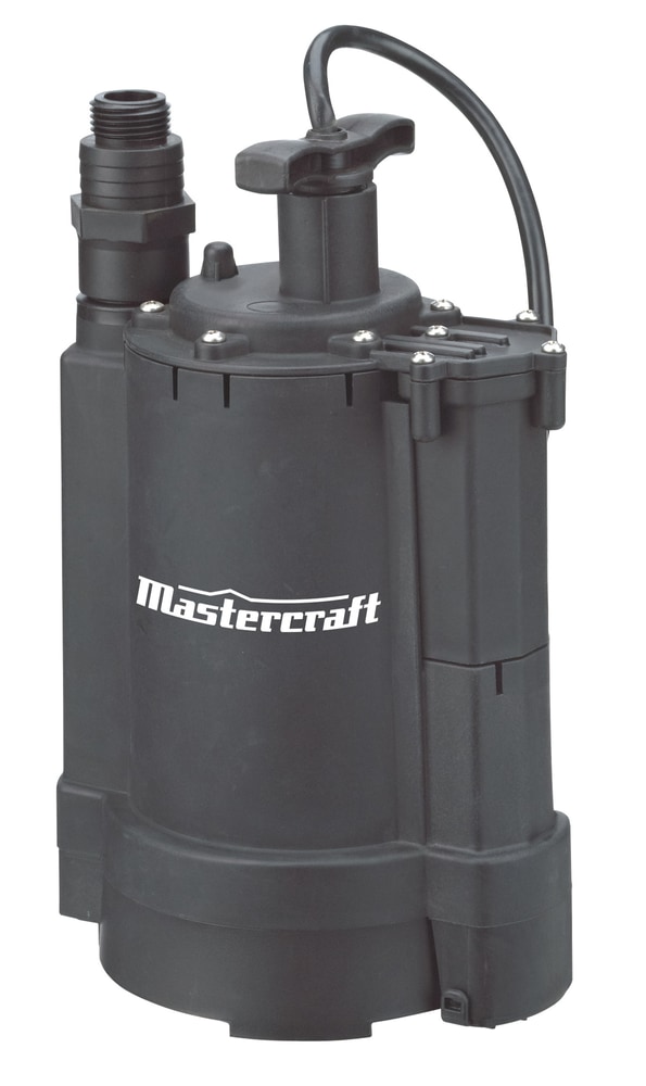 Mastercraft 1/3 HP Electronic Submersible Utility Pump Canadian Tire