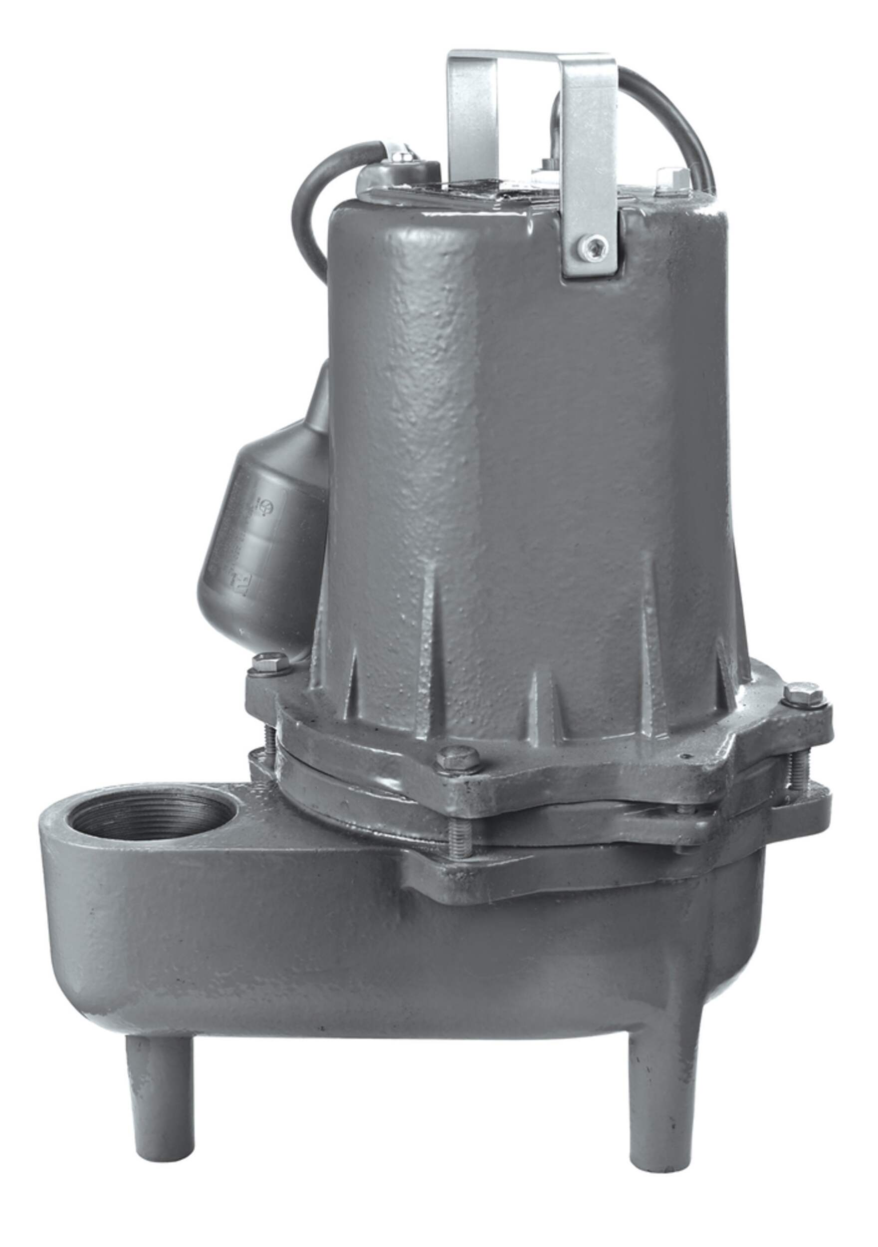 Pompe submersible pour eaux usées, service intensif, 6/10 HP Back_Flat