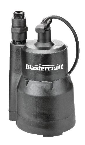 Mastercraft Submersible Utility Pump, 1/4 HP