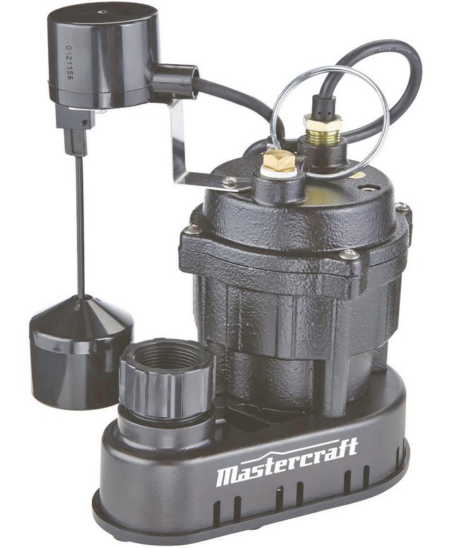 Mastercraft 1/2HP Submersible Electric Sump Pump Canadian Tire