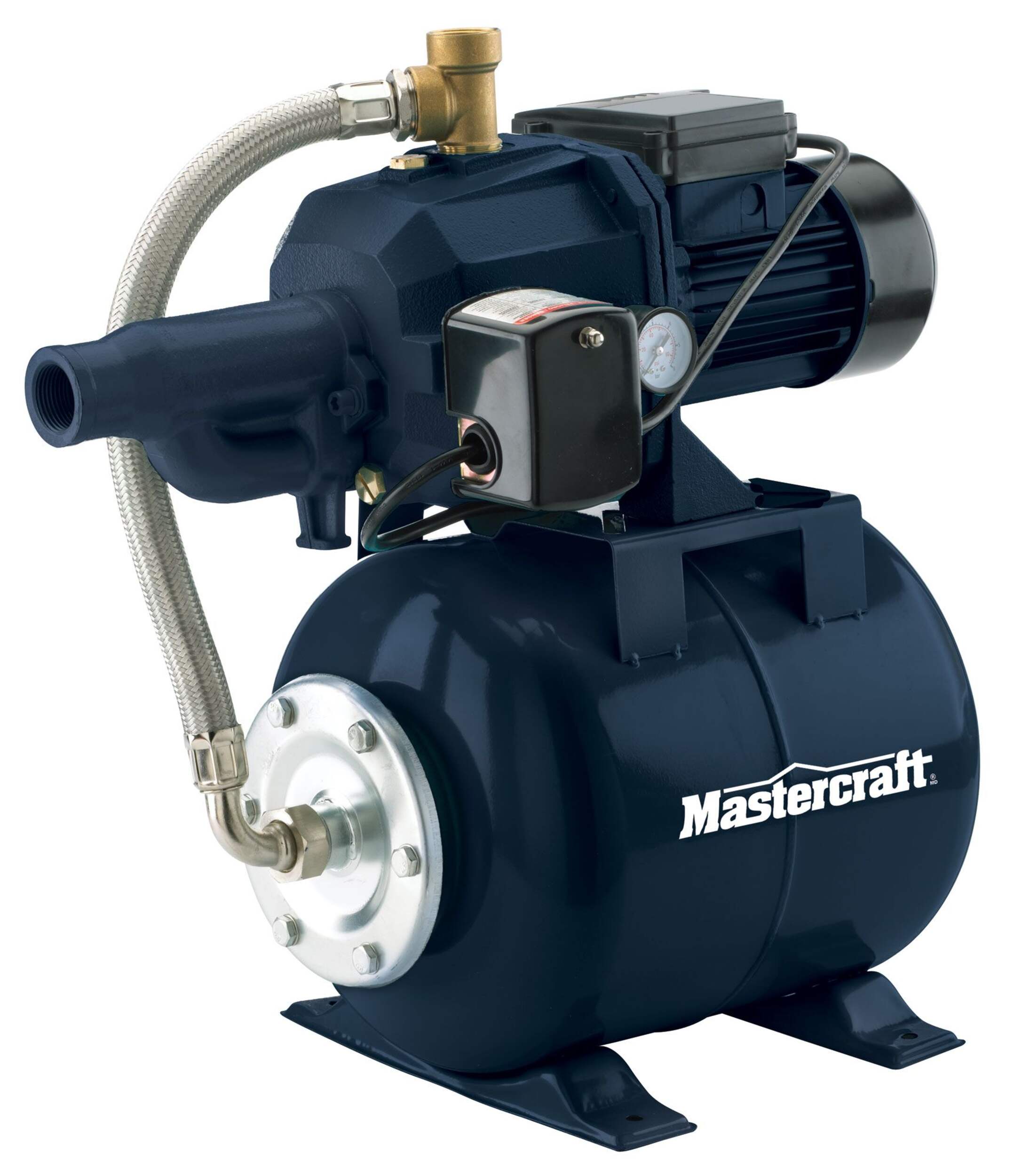 Mastercraft Convertible 5 Gallon Jet Pump, 1/2 HP Front_Three_Fourths_Angled_Right