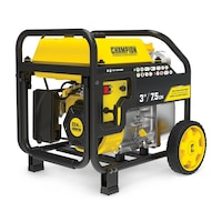 Champion 3-in Semi-Trash Gas Water Pump Front_Three_Fourths_Angled_Left