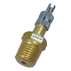 PlumbShop Hex Brass Head Plug, 1/4-in MHT, 1-pk