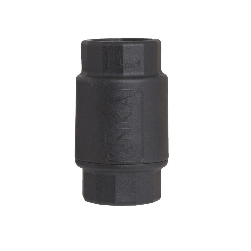 Anka Assorted Size Polyethylene Check Valve, Black Canadian Tire