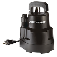 Mastercraft 1/5-HP Submersible Electric Utility Pump Front_Angled_Left