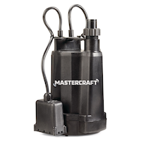 Mastercraft 1/6-HP Auto Utility Pump Front_Flat