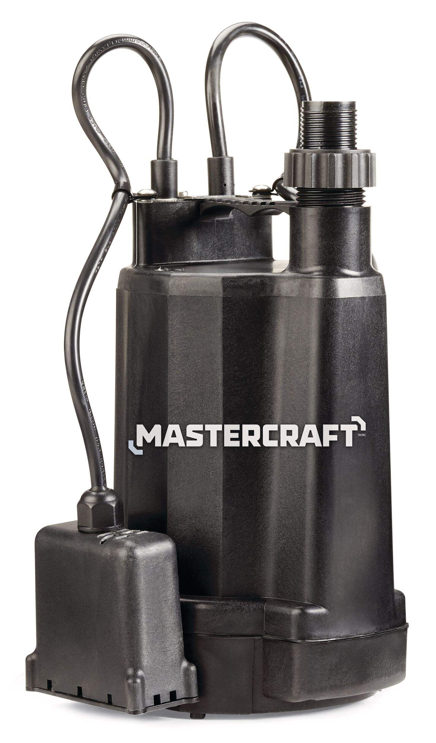 Mastercraft 1/6-HP Auto Utility Pump Front_Flat