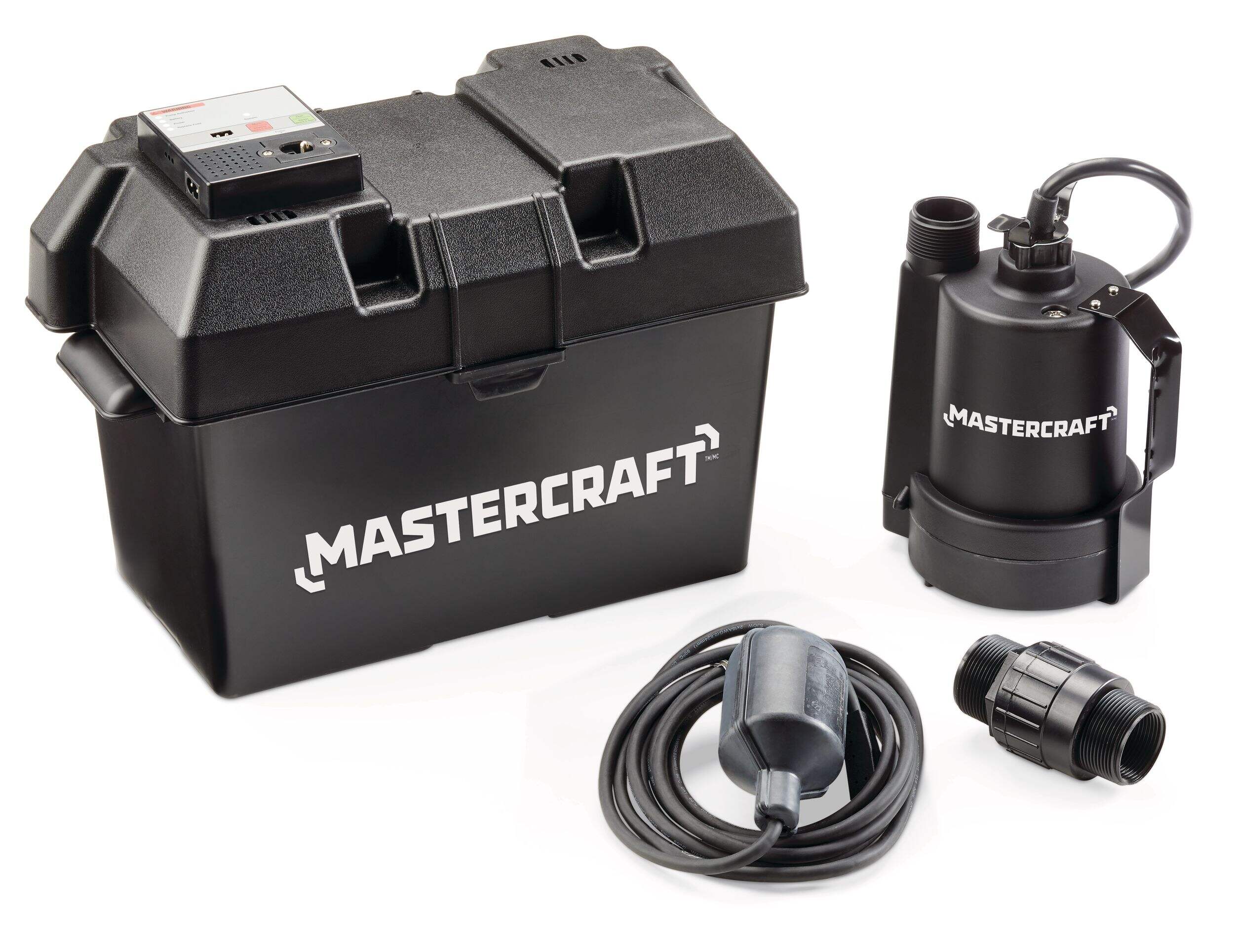 Mastercraft Backup Sump With 12V DC Pump Composite_or_Mixed