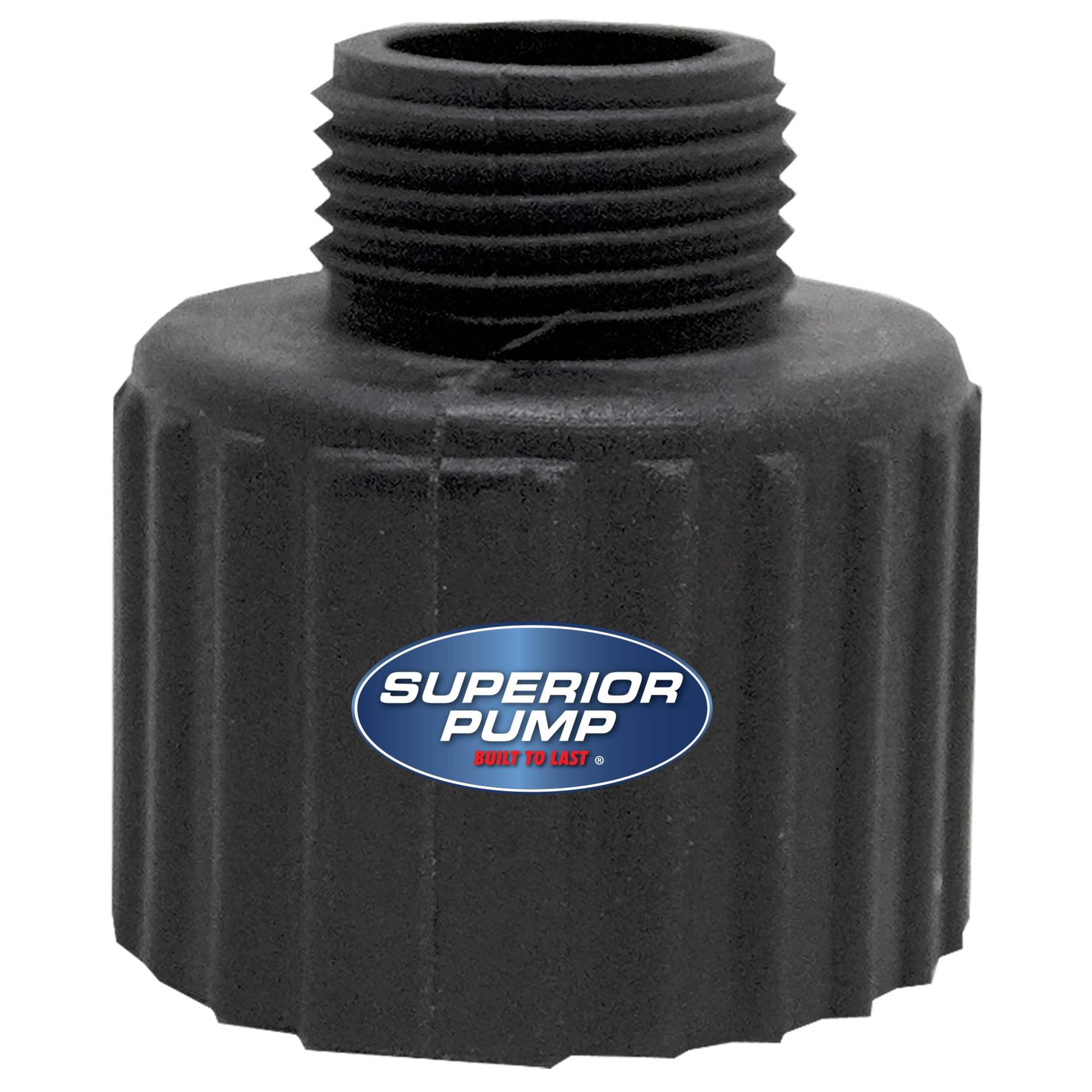 Superior GHT Adapter, 1-1/4-in FPT x 3/4-in, Thermoplastic Construction Front_Elevated