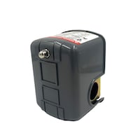 Superior 30/50 Pressure Switch Female Connection, Black Front_Three_Fourths_Angled_Left