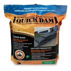 Quick Dam QD1224-6 Water Activated Flood Bags 1ft x 2ft, 6-Pack