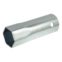 Clé en métal pour éléments de chauffe-eau Eastman 45059, avec poignée en forme de barre, 16 po, argent