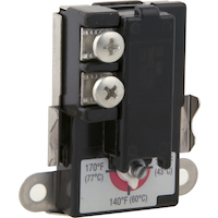 Thermostat de chauffe-eau inférieur Eastman 60170N, noir Front_Angled_Right