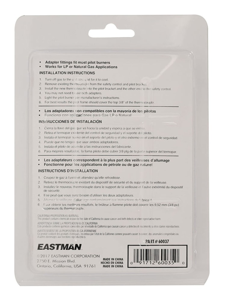 36 inch Eastman 60038 Thermocouple Building Supplies HVAC Controls