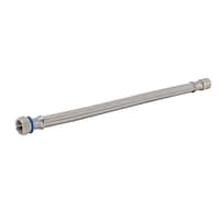 Tuyau pour chauffe-eau Eastman 48254, 3/4 po MIP x 3/4 po FIP x 18 po, gris Front_Three_Fourths_Angled_Left