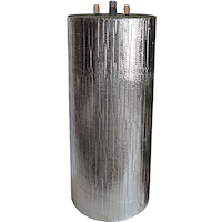 Ecoshades 40-Gal DIY Hot Water Heater Jacket/Blanket, Grey Front_Elevated