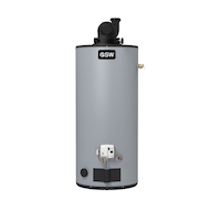 Chauffe-eau au gaz naturel GSW G650S40N-PV-ES2, 40 000 BTU, 189 l, métallique Front_Flat