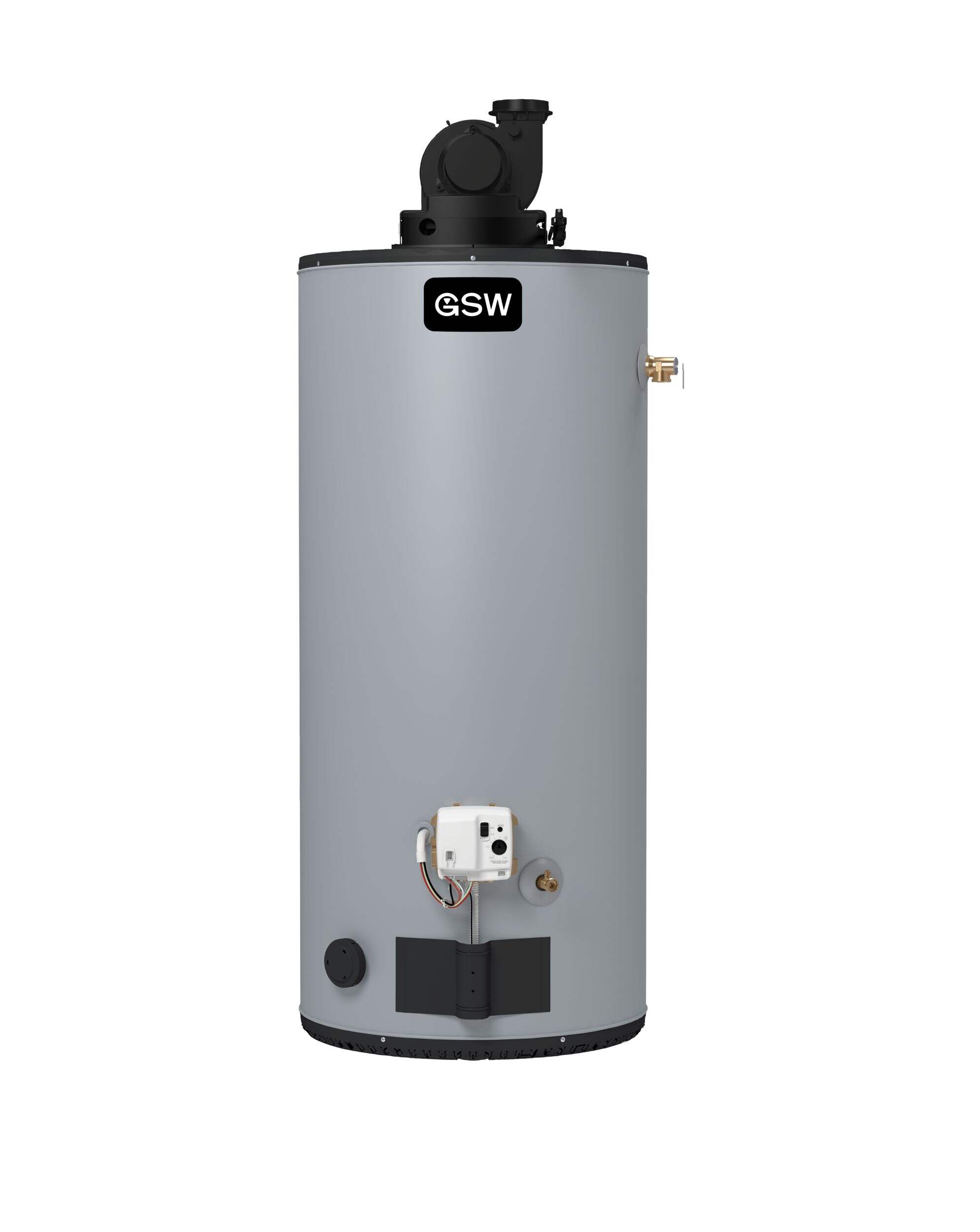 GSW G650S40N-PV-ES2 40,000-BTU 189-L Natural Gas Water Heater, Metallic Front_Flat