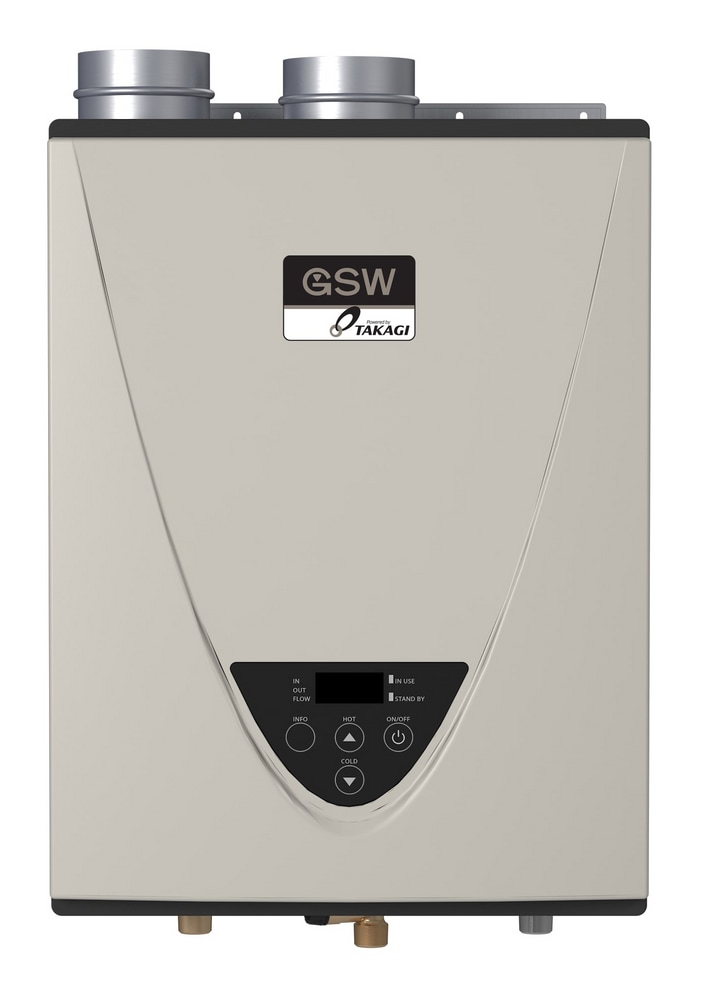 GSW GSWT540HN 199,000BTU Tankless Natural Gas Water Heater, Off