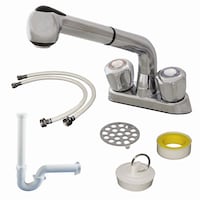 Robinet à douchette rétractable pour cuve à lessive