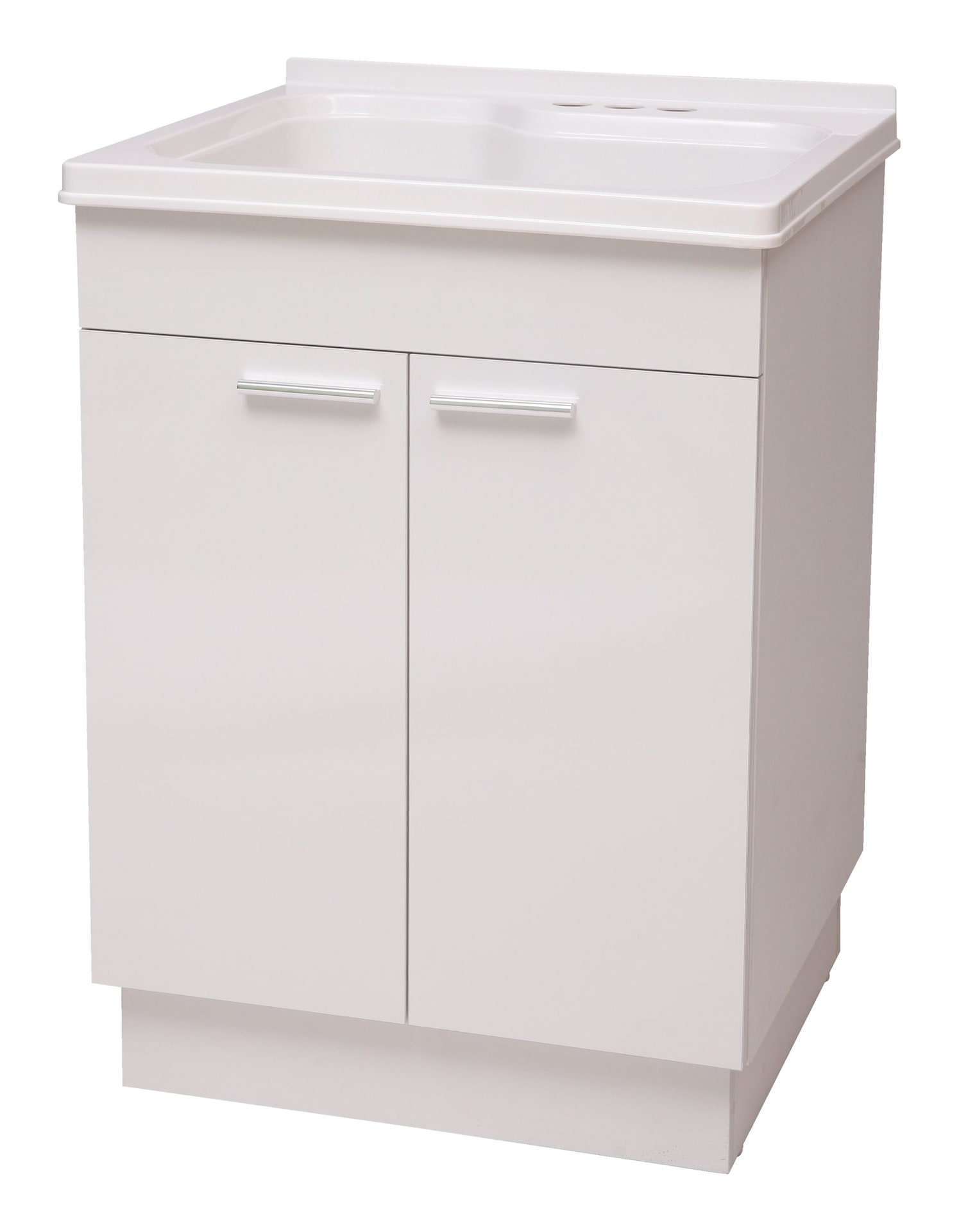 Transform Laundry Tub & 24.3" W x 21.5" D x 34" H, White