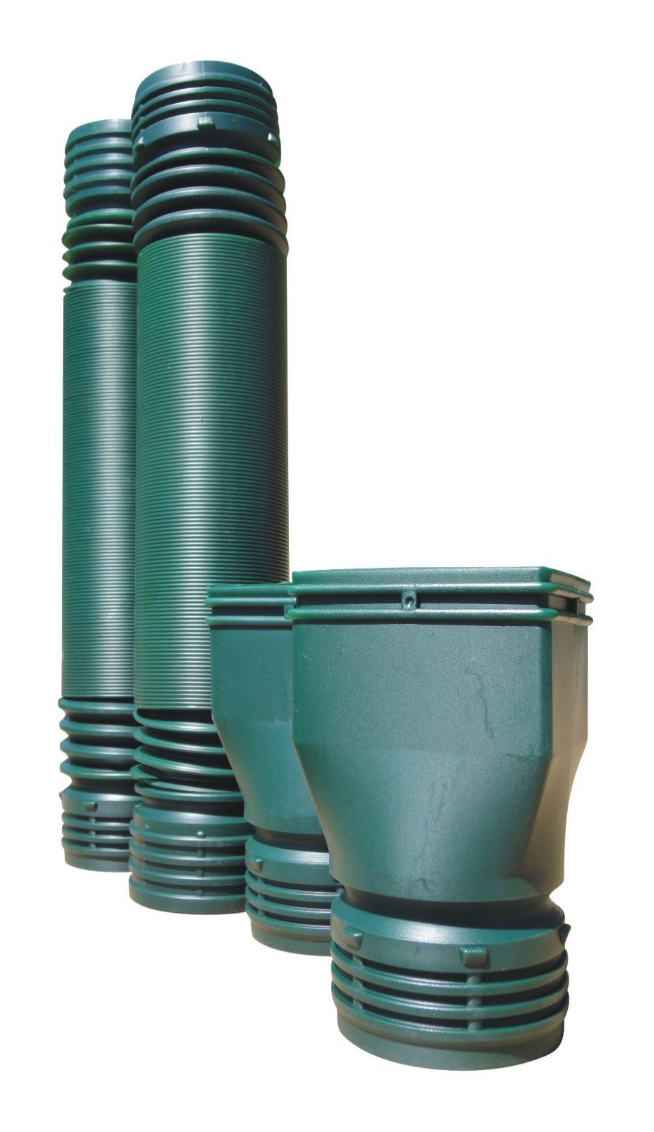 Mole Pipe 6ft Downspout Extension Value Kit, Green, 2pk Canadian Tire