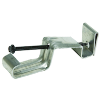 Euramax Canada 5-in Aluminum Hidden Gutter Hanger with Screw Front_Angled_Left